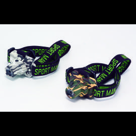 High power one-watt LED forehead light available in fashionable camouflage color