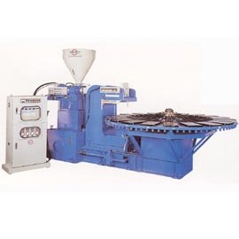 Fully-Automatic Rotary Plastic Shoes, Sandals, Sole Injection Molding Machine (Vollautomatische Rotary Kunststoff-Schuhe, Sandalen, Sole Spritzgiessmaschine)
