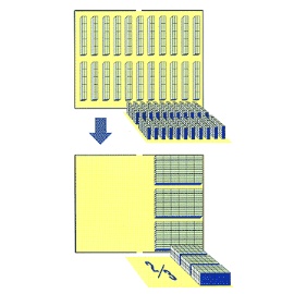 mobile shelving system (système de rayonnage mobile)