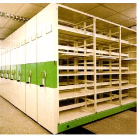 mobile shelving system (système de rayonnage mobile)