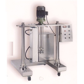 LIFT TYPE HIGH-SPEED HOMOGENIZING & MIXING MACHINE (GÜTERAUFZÜGE HIGH-SPEED Homogenisieren & Mischmaschine)