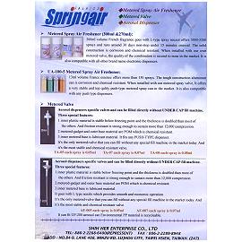 METERED SPRAY AIR FRESHENER & METERED VALVE (METERED SPRAY AIR FRESHENER & METERED VALVE)