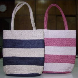 Paper Braid Sewn Handbag