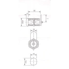 32mm CAM LOCK (32mm Cam Lock)