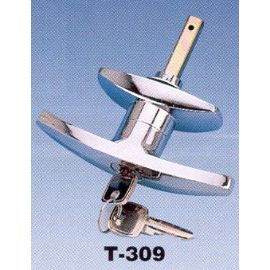 T TYPE LOCKING HANDLE W/2KEYS (TYPE poignée de verrouillage T W/2KEYS)