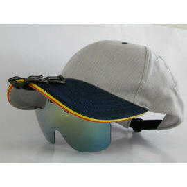 U.V protection Cap-mounted adjustable mirror coating visor (УФ-защита Кап-монтируется регулируемый козырек покрытие зеркал)