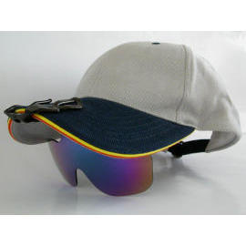 U.V protection Cap-mounted adjustable mirror coating visor (УФ-защита Кап-монтируется регулируемый козырек покрытие зеркал)