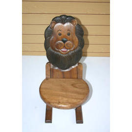 CHILDREN STOOL-LION