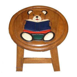 BEAR BOOK STOOL (BEAR BOOK STOOL)