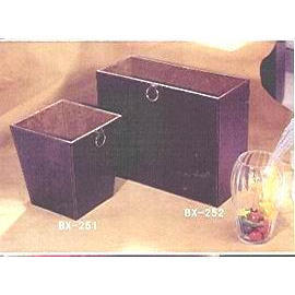 Leather houseware Storage Box