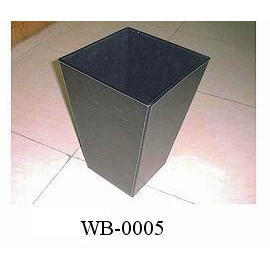 LEATHER HOUSEWARE WASTE BIN