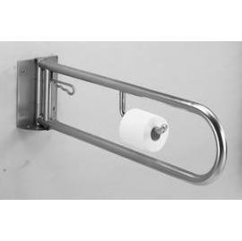 Wall Mounted Extension Stainless Steel Grab Bar(with toilet paper holder)