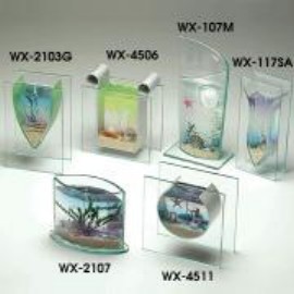 Aquarium-Shaped Wax-Oil Candles