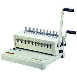 Plastic comb punch bind machine (Plastic punch peigne lier machine)