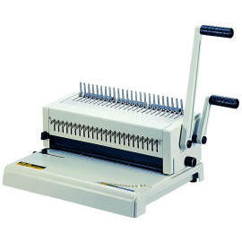 Plastic comb punch bind machine (Plastic punch peigne lier machine)