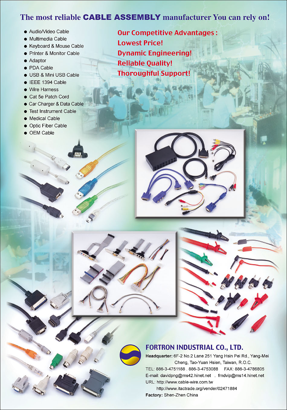 All signal cable assembly (All signal cable assembly)