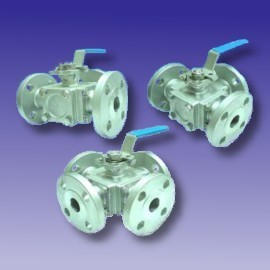 Stainless Steel Ball Valve, Flange, 4-PC; Valvole Sfera (Edelstahl-Kugelhahn, Flansch, 4-PC; Valvole Sfera)