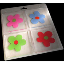 Acrylic printed coaster set