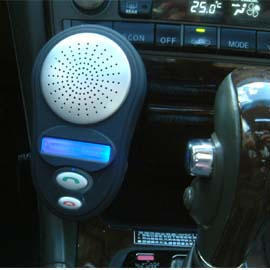 Bluetooth LCD plug-in car-kit (LCD Bluetooth plug-in car-kit)