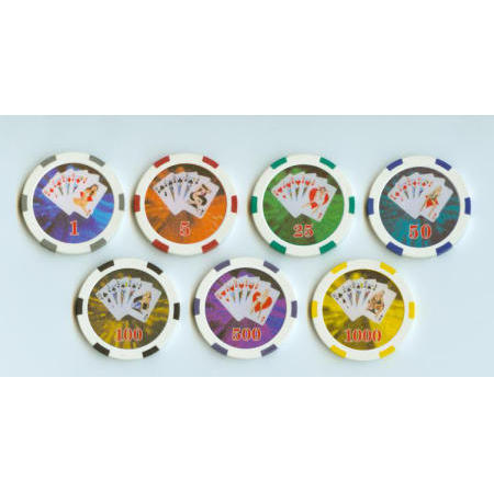 Poker Girl poker chip (Poker Girl de poker)