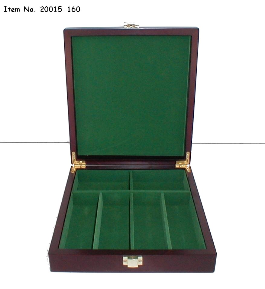 wooden poker chip case for 160pcs (деревянный корпус чипа покер для 160pcs)