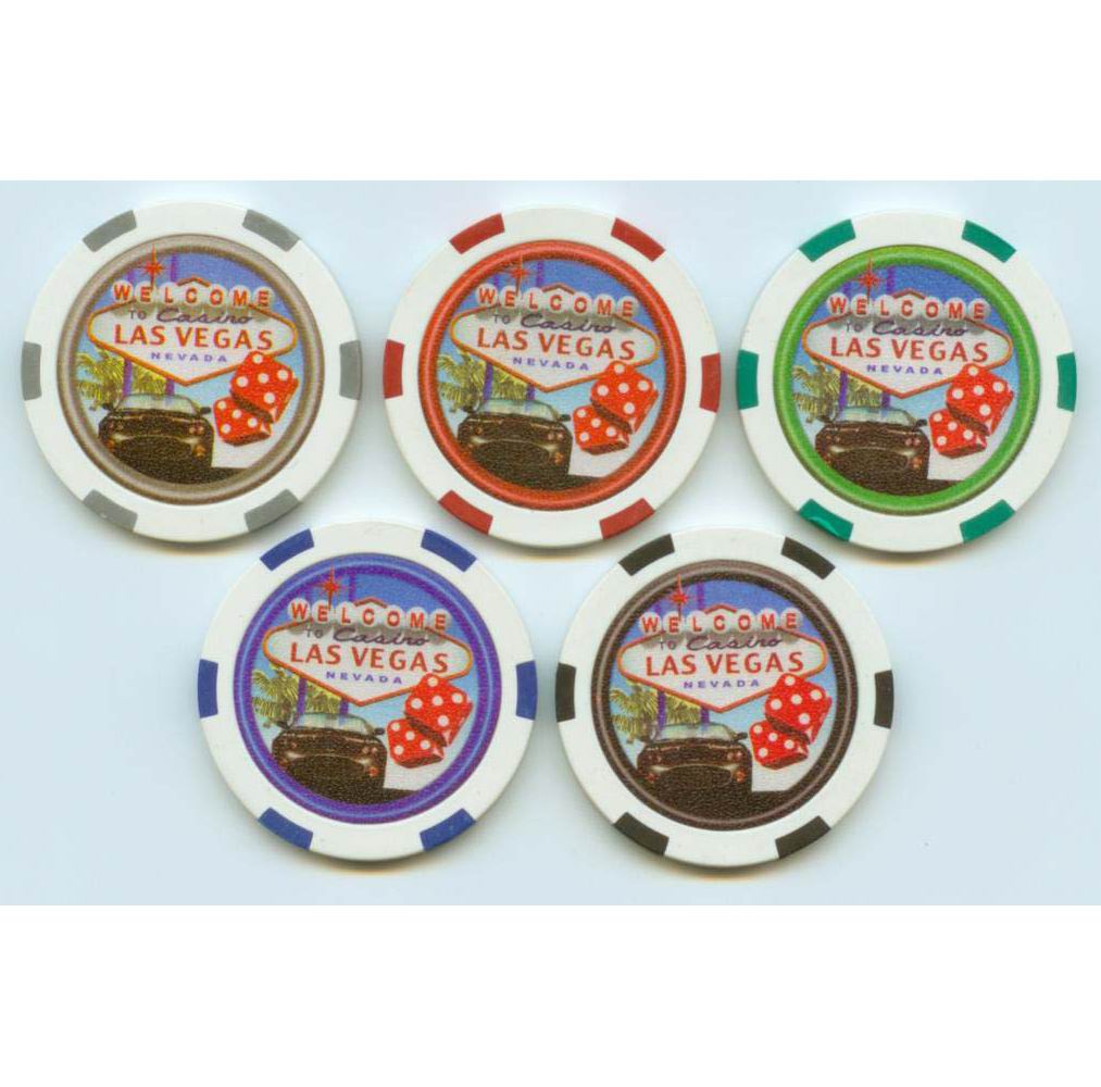 Las Vegas poker chip (Las Vegas Poker puce)