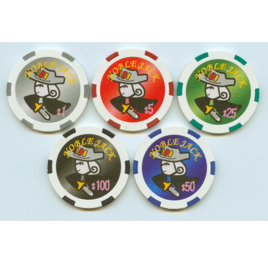Noble Jack poker chip (Noble Poker Джек чипа)