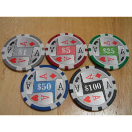 4 Ace poker chip (4 Ace poker chip)