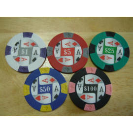 4 Ace poker chip (4 Ace poker chip)