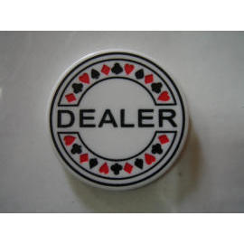 noble dealer button for poker games (Dealer Button noble pour des jeux de poker)