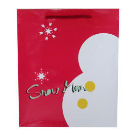 Paper bags, gift bags, carrier bags - Christmas design paper carrier bags