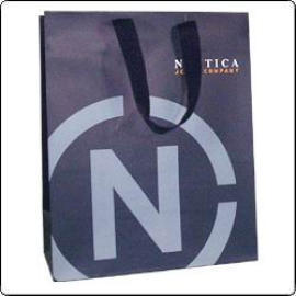 Bags, paper bag, carriers bags, shopping bag, shopper bag - ribbon handle bags