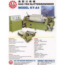 slitting/rewinding machine -. (Schneiden / Umspulmaschine -.)