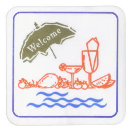 Restaurant Coaster_Square_4 Color Print