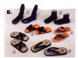 Tatami slipper, PVC slipper, Ninja tabi boots, for martial arts. (Pantoufle Tatami, PVC pantoufles, bottes tabi Ninja, pour les arts martiaux.)