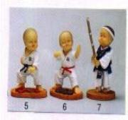 Mini-Karate und Kendo Figuren, für den Kampfsport. (Mini-Karate und Kendo Figuren, für den Kampfsport.)