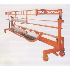 Double-Heddle-Frame Warp beam Truck (Дважды Heddle-Frame Warp пучка Truck)