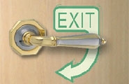 Exit Sign (Exit Anmelden)