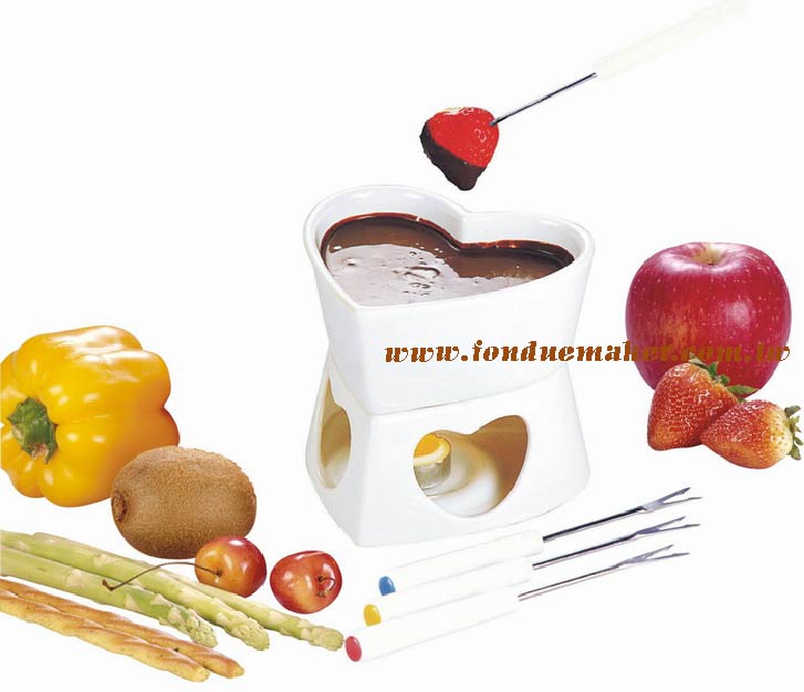 7 PC CHOCOLATE FONDUE SET (7 PC SET FONDUE AU CHOCOLAT)