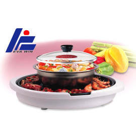 Frying Pan and Steamboat (Two in One), Teppanyaki and Steamboat (Two in One) Dia (Frying Pan and Steamboat (Two in One), Teppanyaki and Steamboat (Two in One) Dia)