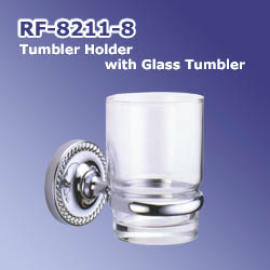Tumbler Holder with Glass Tumbler (Стакан Владельцу стекло массажер)