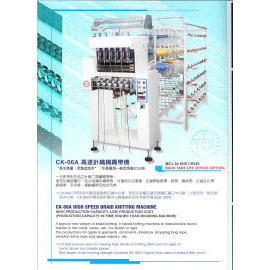 CORD KNITTING MACHINE (CORD TRICOT MACHINE)