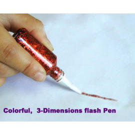 3D Glitter Glue Pen. (Stick, jegliches Material & Fast Dry.Durability) DIY Kreat (3D Glitter Glue Pen. (Stick, jegliches Material & Fast Dry.Durability) DIY Kreat)