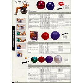 Gym Ball, Anti-Bust Gym Ball, Massage Gym Ball (Balle de gymnastique, Anti-Buste Gym Ball, Gym Massage Ball)