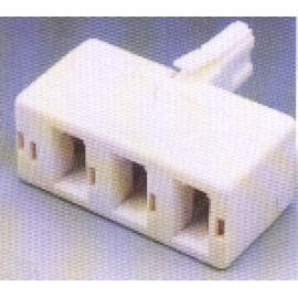 ADAPTER SPLITTER, PHONE PLUG, PHONE JACK AND SOCKET (SPLITTER ADAPTER, phone plug, PHONE JACK AND SOCKET)