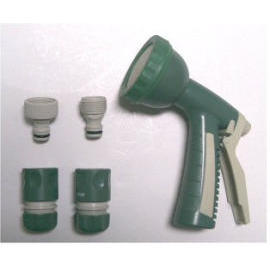 5PCS Plastic Shower Head Hose Nozzle Set (5PCS Plastic Shower Head Hose Nozzle Set)