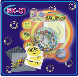 Beads and Fun - Smiley Keychain