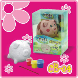 Lil` Flabs Coin Bank - Chompy d` Pig