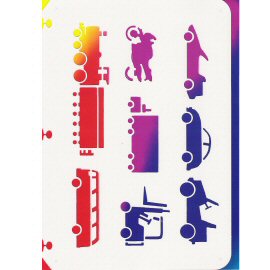 DIY Multi-Function Paper Stencil Plate (DIY Multi-Function Livre Stencil Plate)