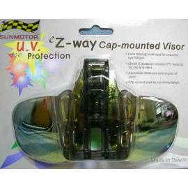 UV-Schutz-Cap-Visier montiert (UV-Schutz-Cap-Visier montiert)